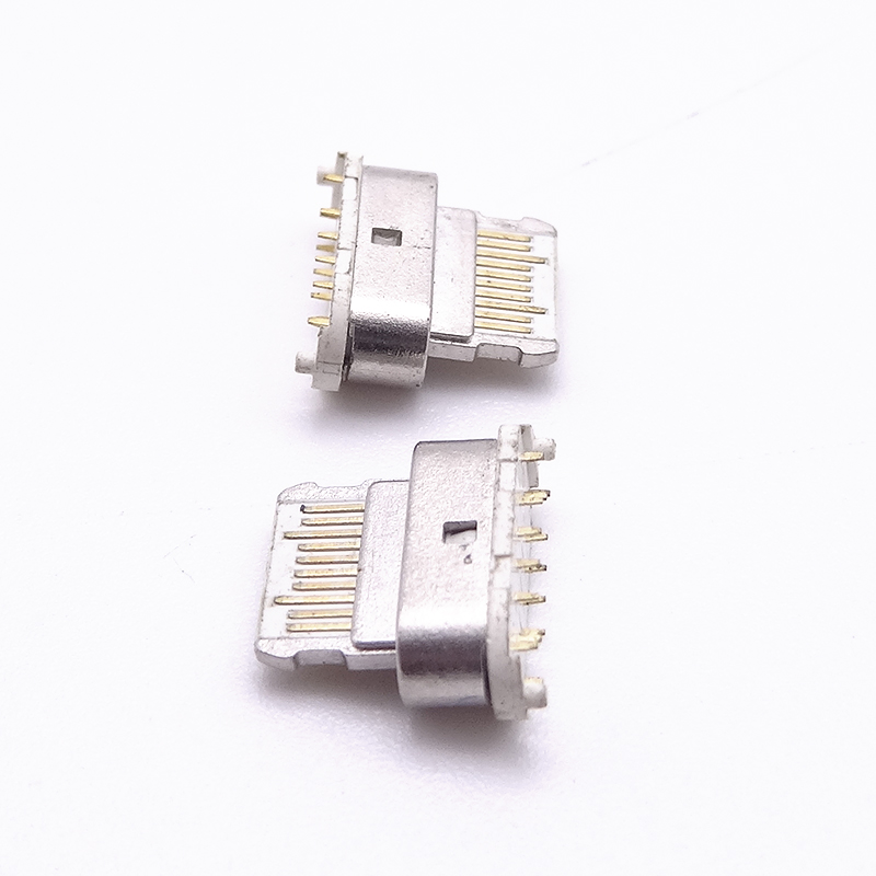 TYPE C14P母座 180度直插 蘋果充電插座 無(wú)外殼裸端子