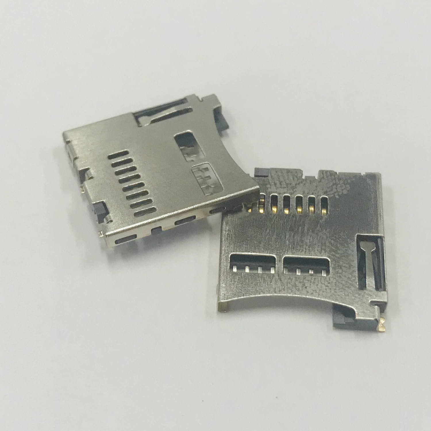 TF 8P卡座 四腳貼片 8P常開(kāi) 帶彈
