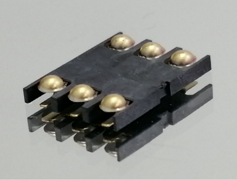 簡(jiǎn)易 SIM卡座 CARD 6PIN H=1.50 PH=2.54 7.70+10. 00+1. 50