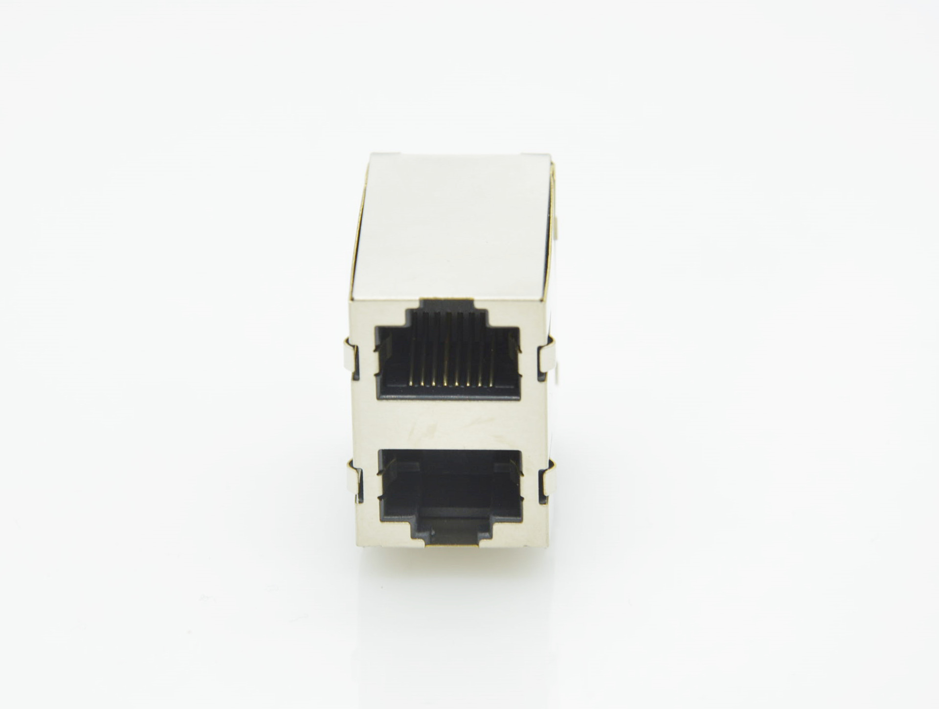 RJ45 2X1屏蔽帶彈 無(wú)燈